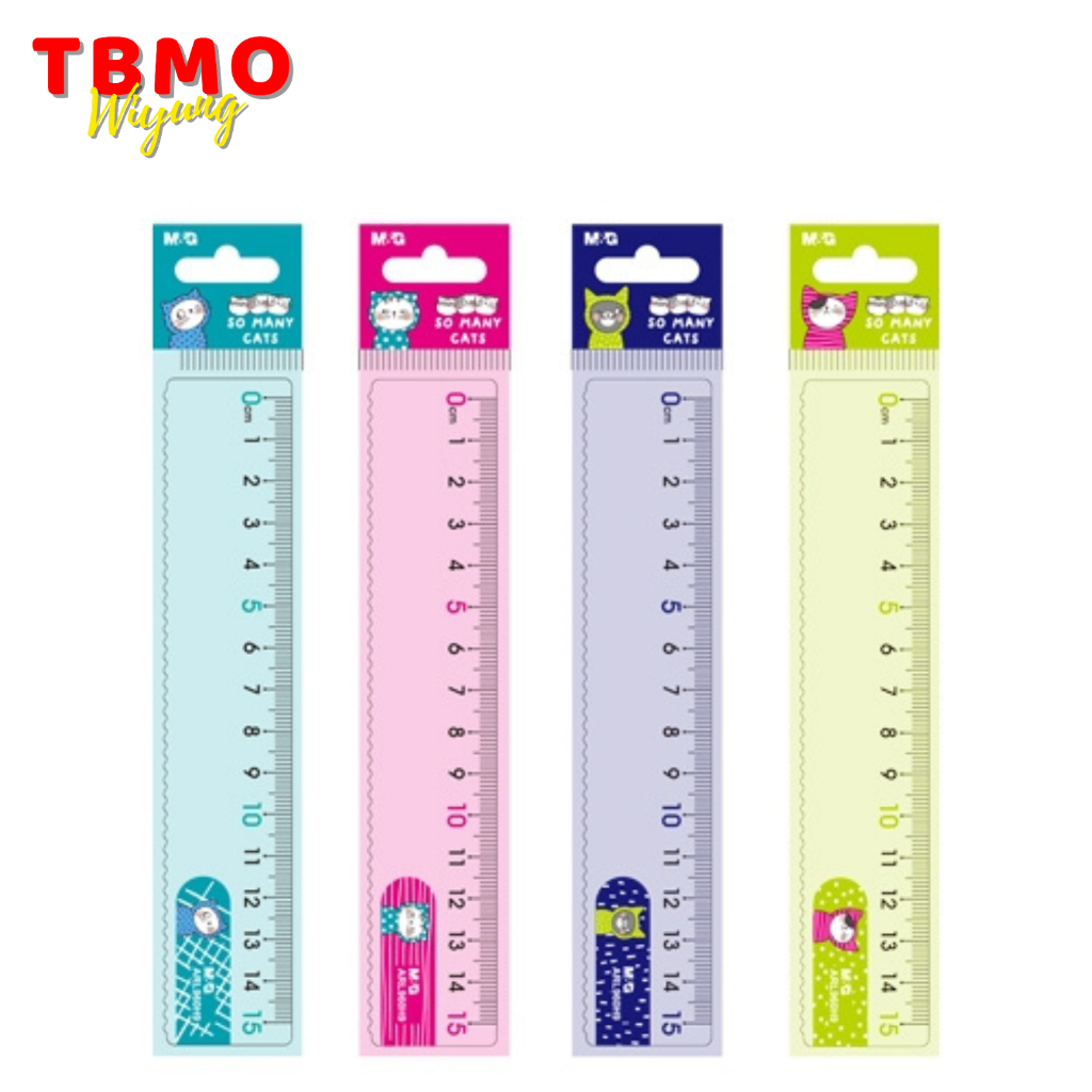 

TBMO M&G Penggaris Plastik So Many Cats 15cm - Pcs ARL960H9