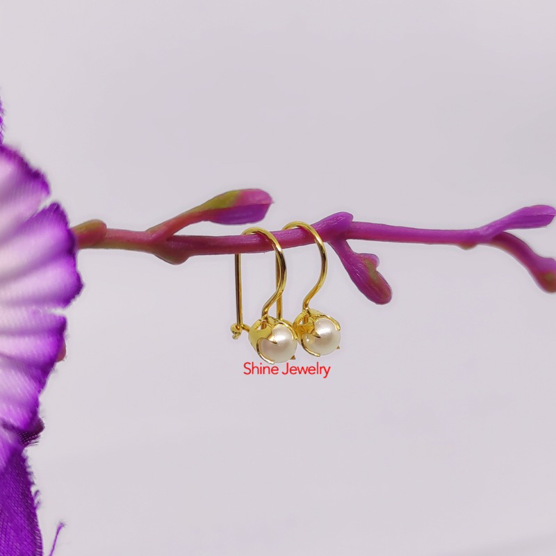 anting desi mutiara emas muda