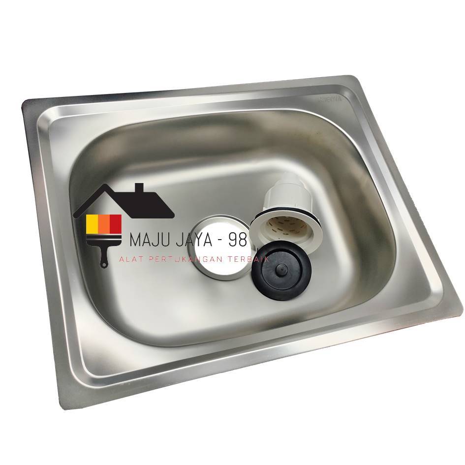 KHUSUS EKSPEDISI - NAGOYA Bak Cuci Piring Stainless 50x40 cm / Bak Cuci Piring 1 Lubang / Sink Cuci 
