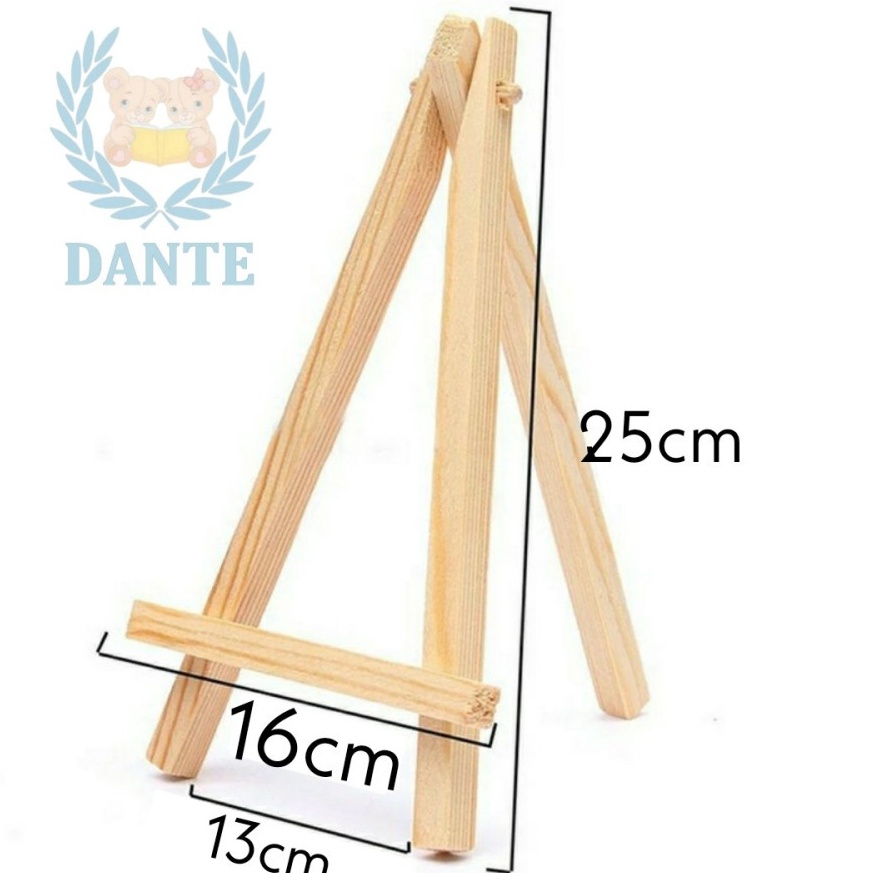 

PROMOWG7H Wooden Easel Tri Stand Kayu Photo Lukis 25cm Super Murah