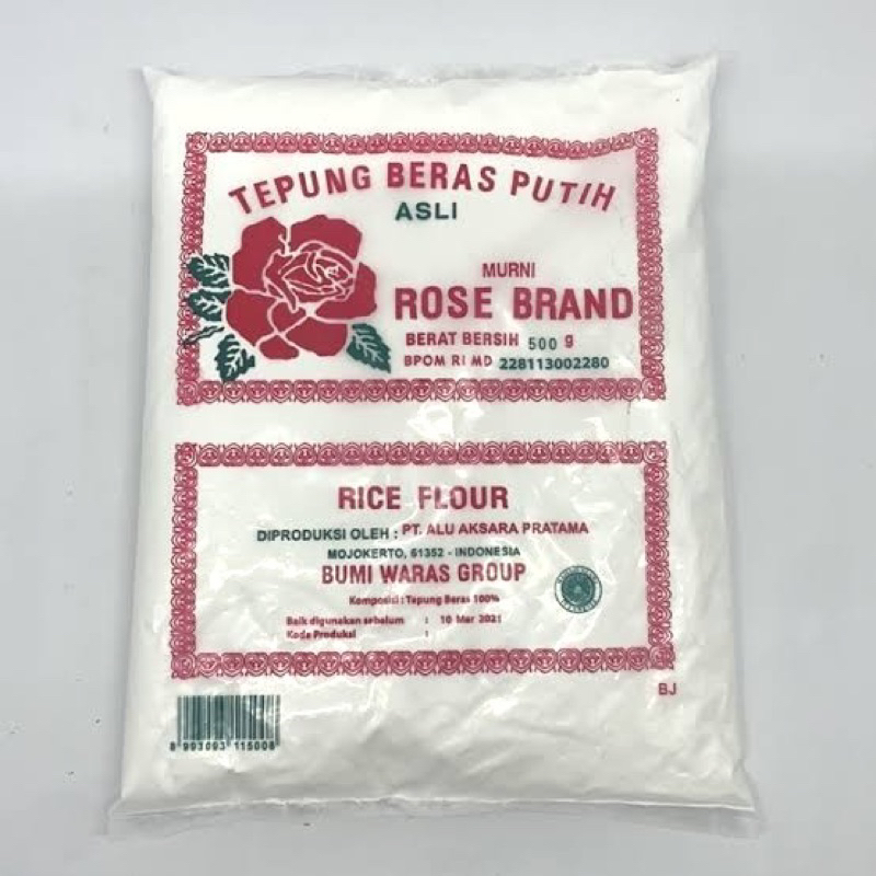 Tepung Beras Putih Rose Brand 500gr | ROSE BRAND | Tepung Beras Putih | Tepung beras Rose Brand | Te