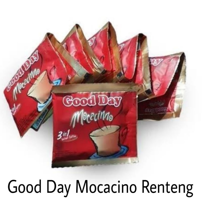 

Good Day mocacino kopi renceng isi 10pc