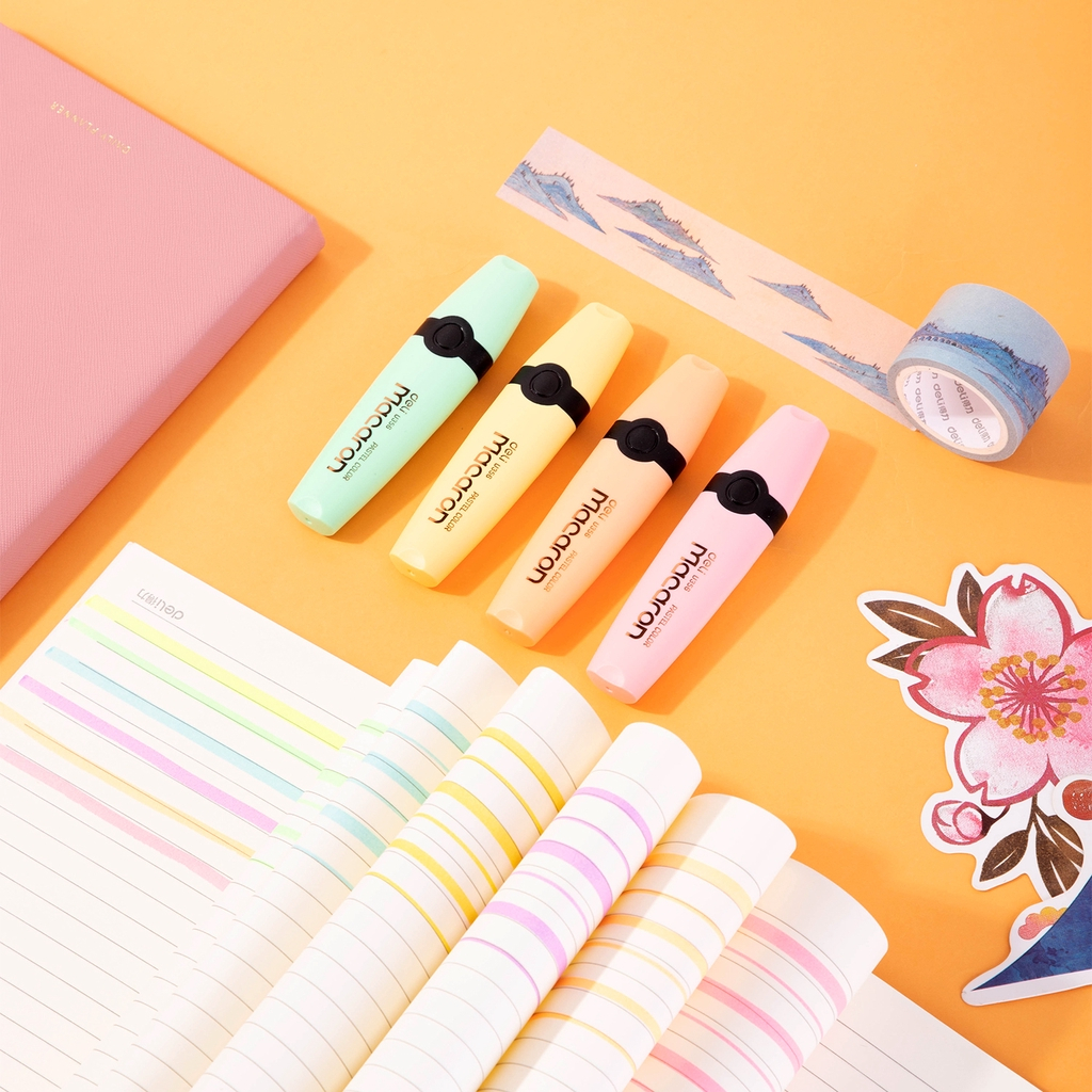 

Deli Highlighter / Deli Macaron Highlighter Warna Pastel