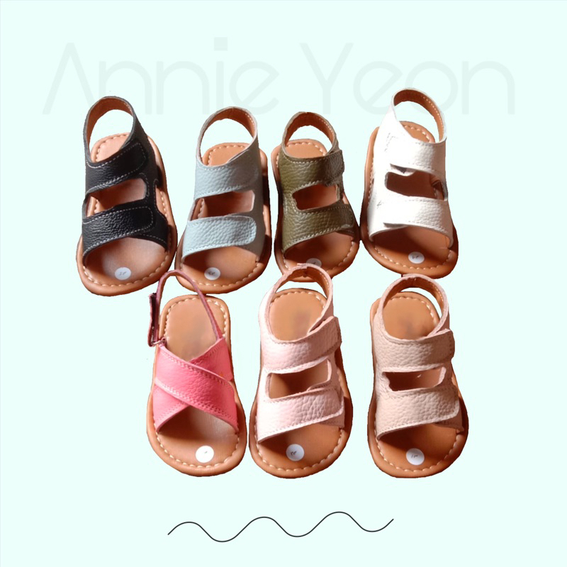 SEPATU SANDAL ANAK KULIT SAPI ASLI GARUT