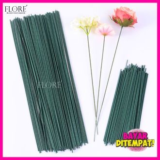 Tangkai Kawat Bunga Hijau/Kawat Tangkai Bunga Florist/Tangkai Bunga Bouquet