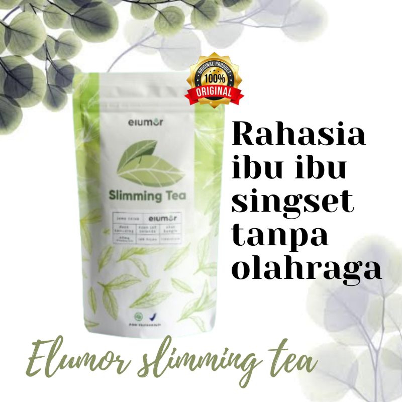 Elumor slimming tea teh pelangsing herbal alami