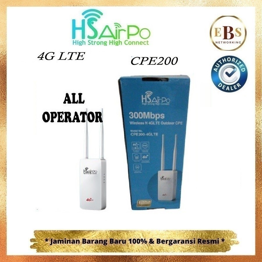 HSAIRPO AirPo CPE200 Modem OUTDOOR 4G LTE PLUS WIRELESS 2.4ghz 300Mbps