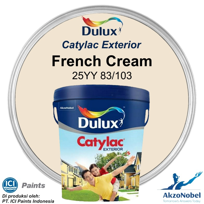 CAT DULUX CATYLAC EXTERIOR 5 KG - FRENCH CREAM 25YY 83/103