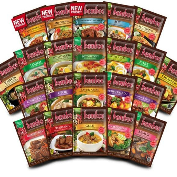 

Bumbu Bamboe All Varian 60gram Instant | Bumbu Cepat Saji Siap Masak
