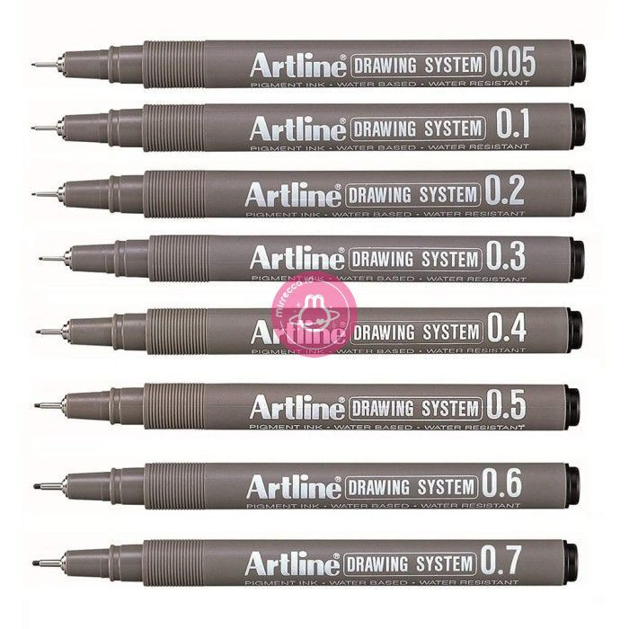 

PULPEN ARTLINE DRAWING SYSTEM BLACK INK EK-23