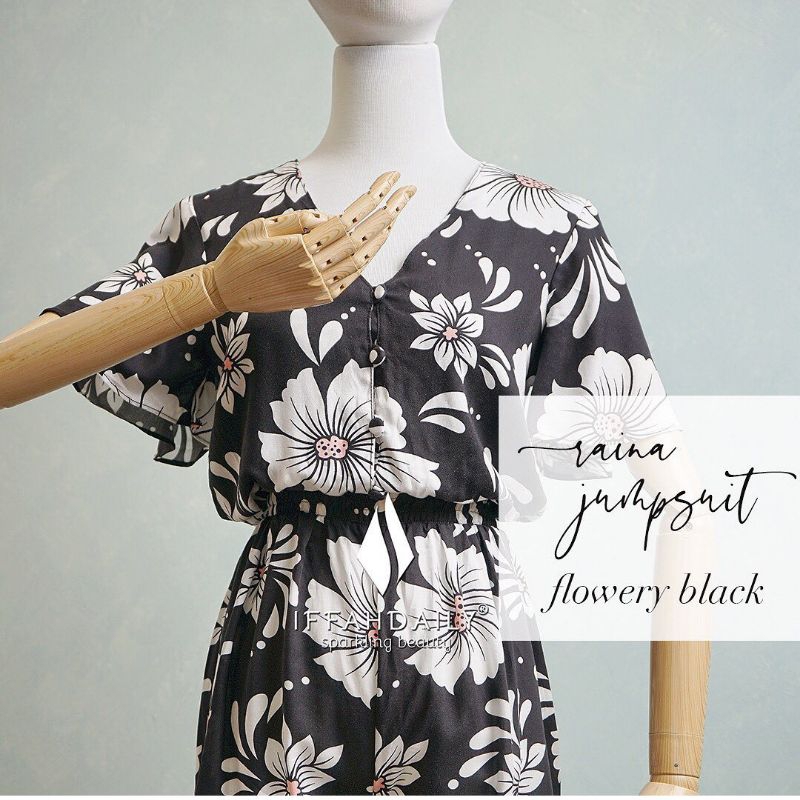Raina Jumpsuit Baju Dinas Istri Daster Menyusui