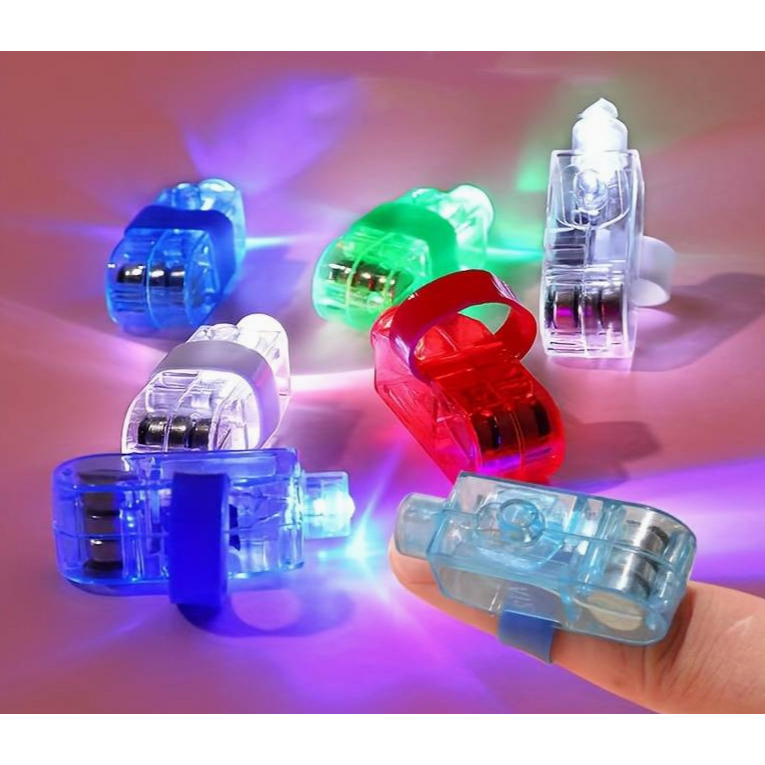 VIOLAKINGDOM Mainan Jadul - Mainan Cincin Laser Jari Anak LED