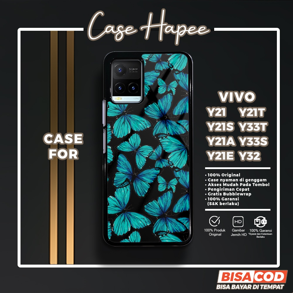 Case Vivo Y21 Y21S Y21A Y21E Y33S Casing Vivo Y21 Y21S Y21A Y21E Y33S [BTFY] Casehapee Case Glossy C