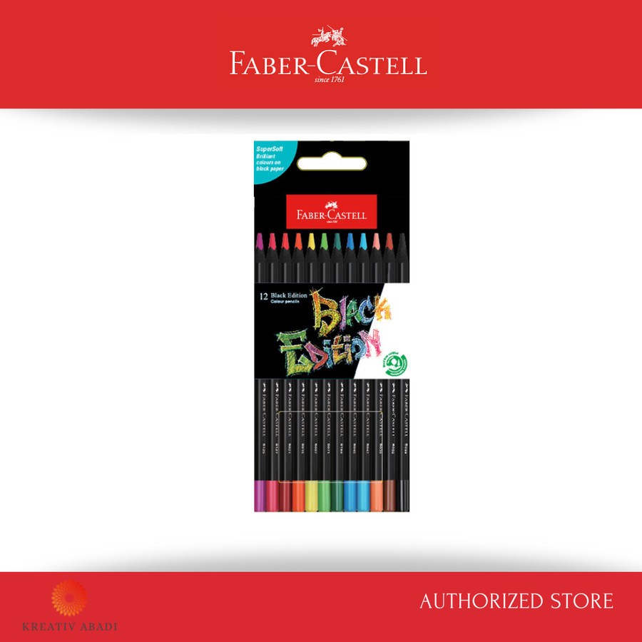 

Faber Castell Black Edition Colour Pencil Set 12