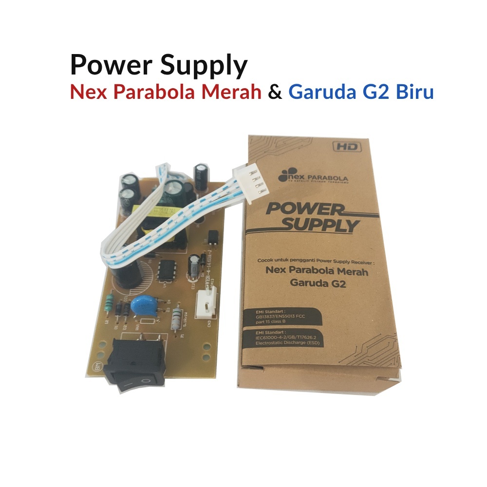 Power Supply Nex Parabola Merah atau G2 Biru