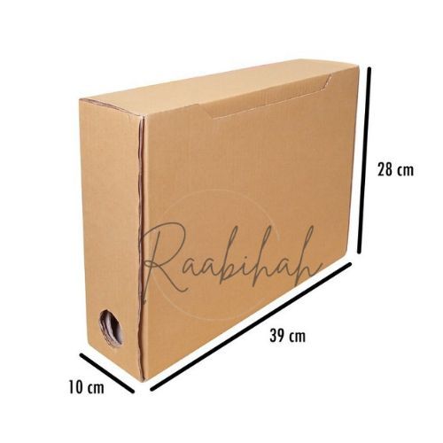 

(10pcs) Box Arsip Box File 39x10x28 cm kardus Odner Kardus Dokumen Coklat Polos