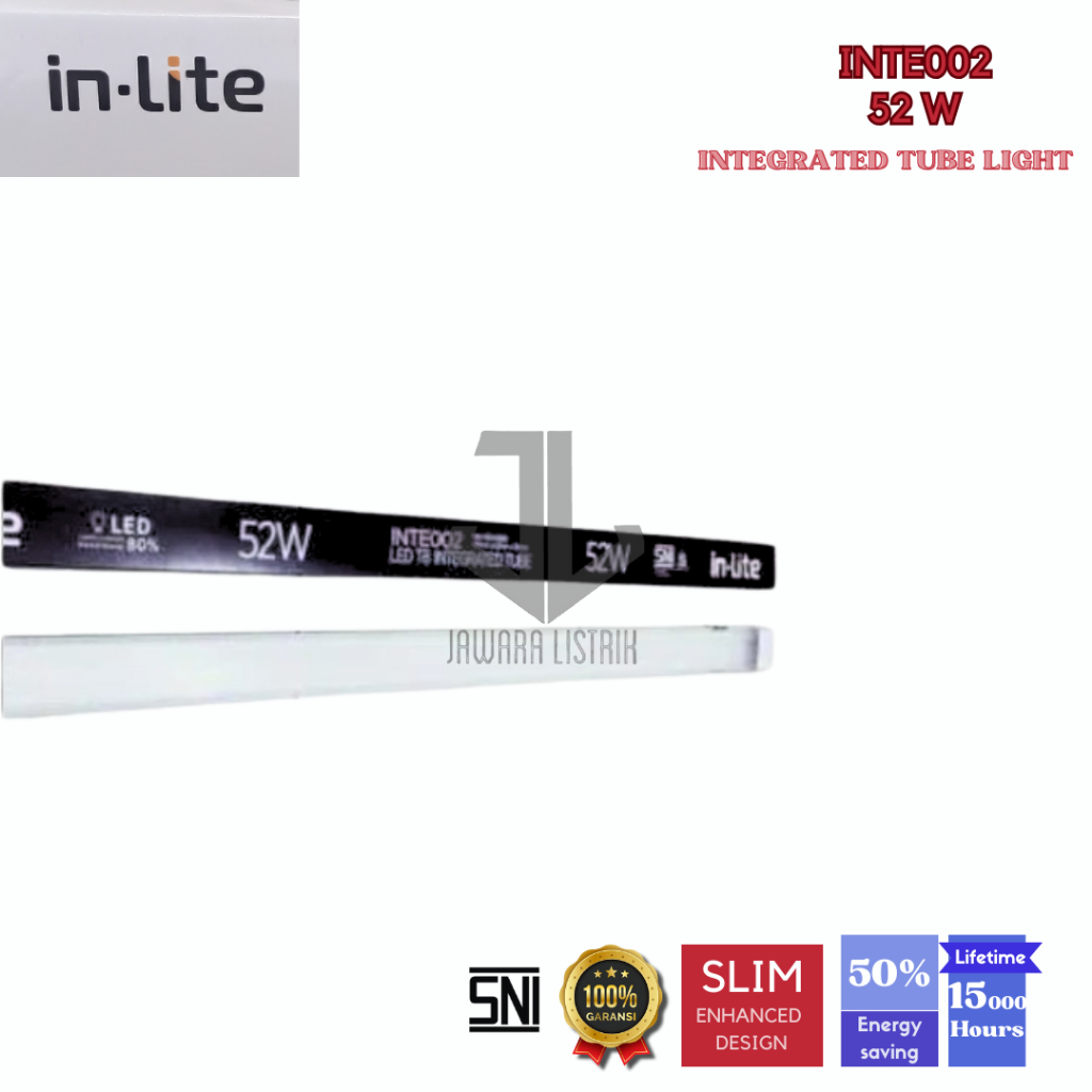 IN LITE LAMPU LED PRISMATIC INTE002 52WATT/LED T8 INTEGRADE TUBE 52W