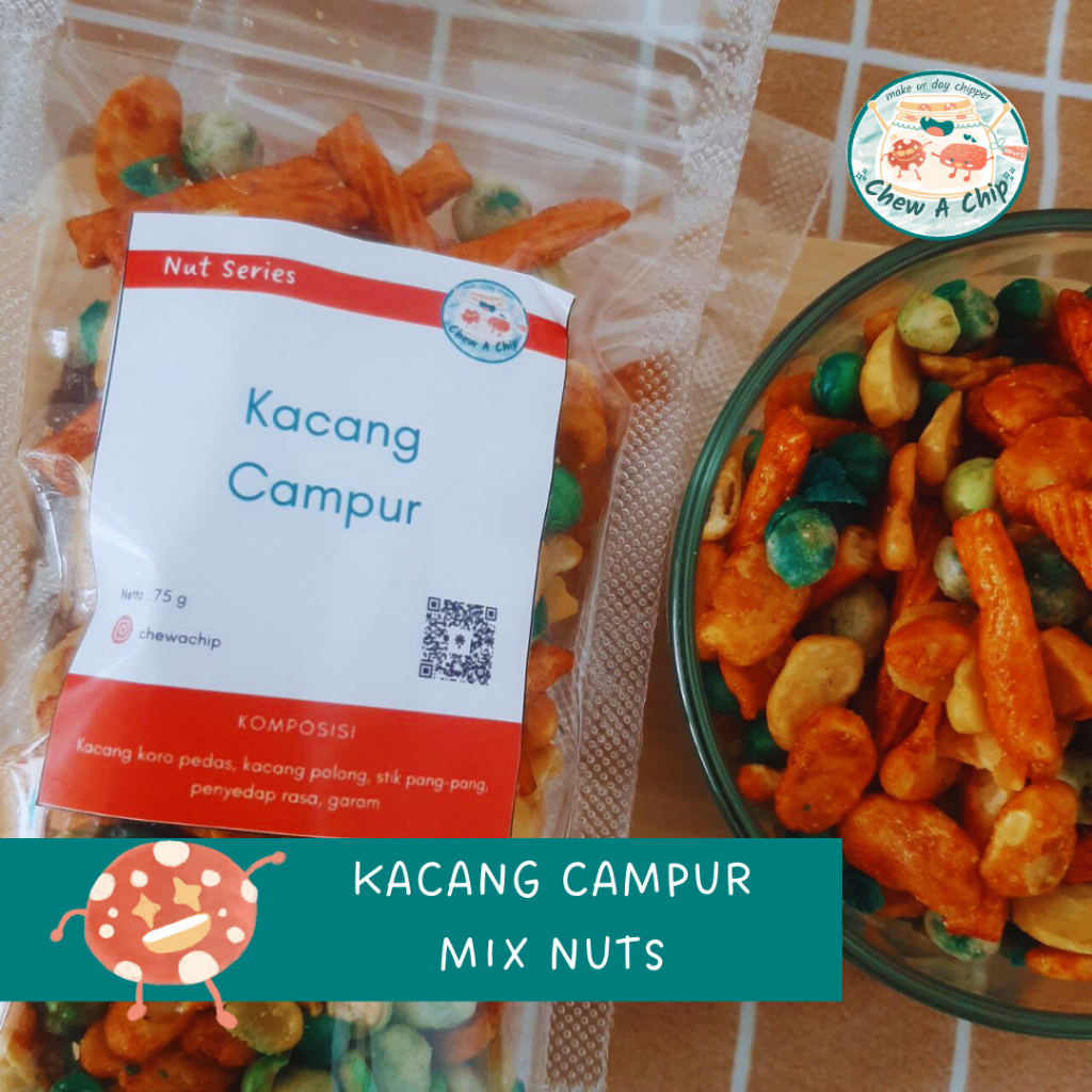 

Chew A Chip : Kacang Campur / Mix Nuts 75 g