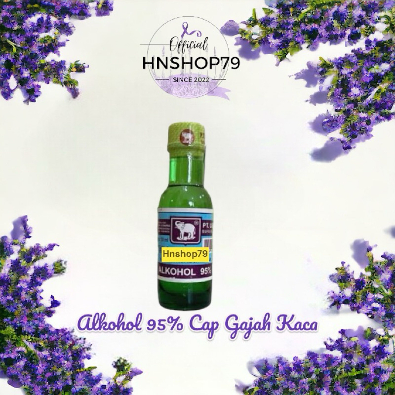 Alkohol 95% Cap Gajah Botol Kaca