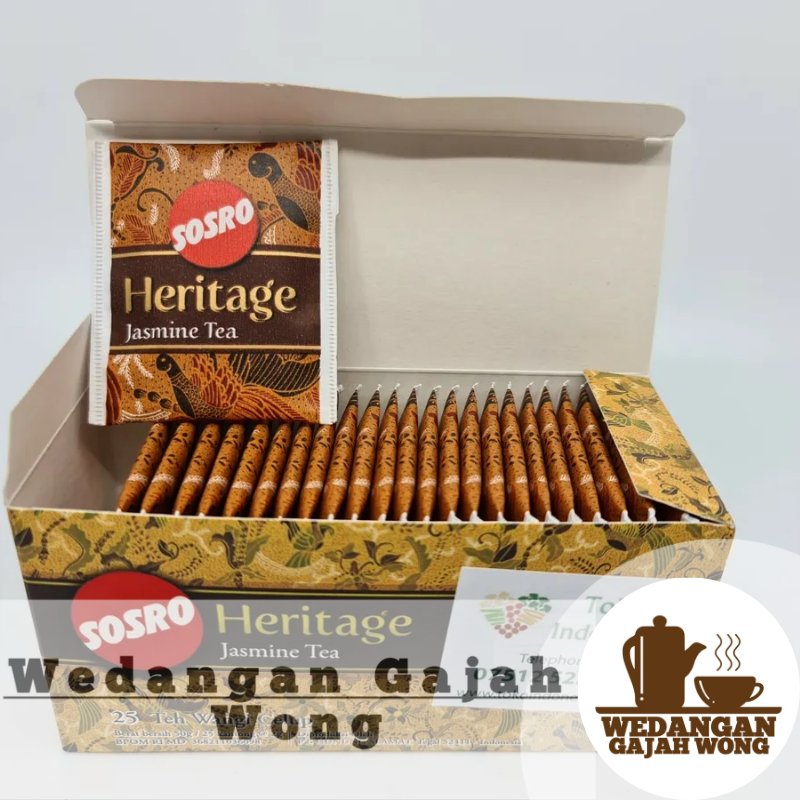 

TEH SOSRO HERITAGE JASMINE TEA TEH MELATI 25 KANTONG