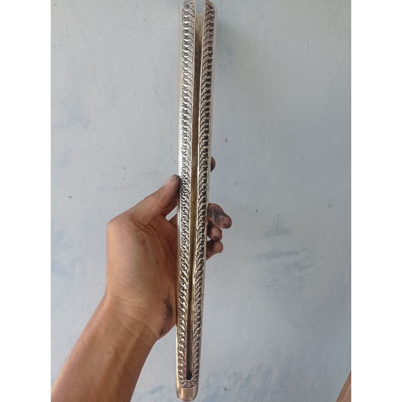 pendok jogja modang lapis perak tebal 0.5mm