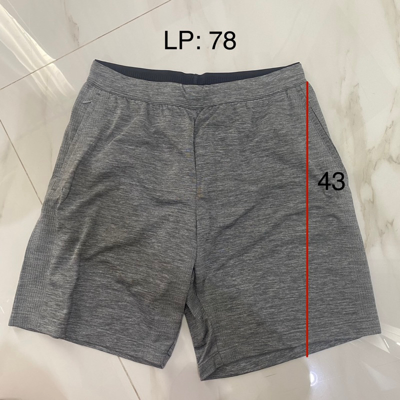 [Preloved] Uni** Celana Pendek Dry Ex Laki Pria Abu Jersey Olahraga