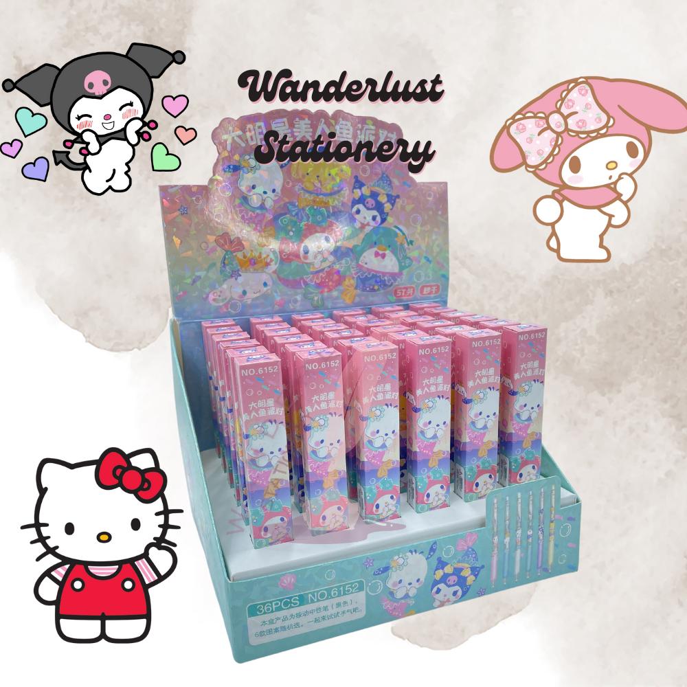 

Blind Box Pen Sanrio Cinamoroll Kuromi Melody Pulpen Sanrio Pulpen Tinta Alat Tulis