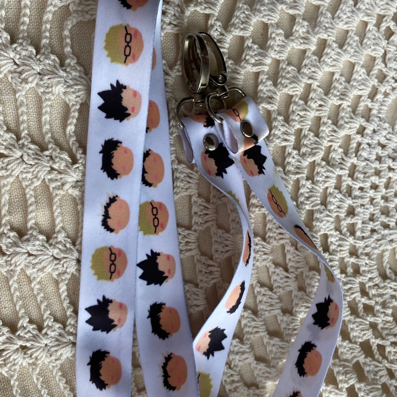 preloved haikyuu lanyard by stickaboo