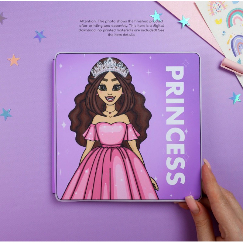 Paper Doll Edisi Princes | Paper Doll satu set dengan Pakaian