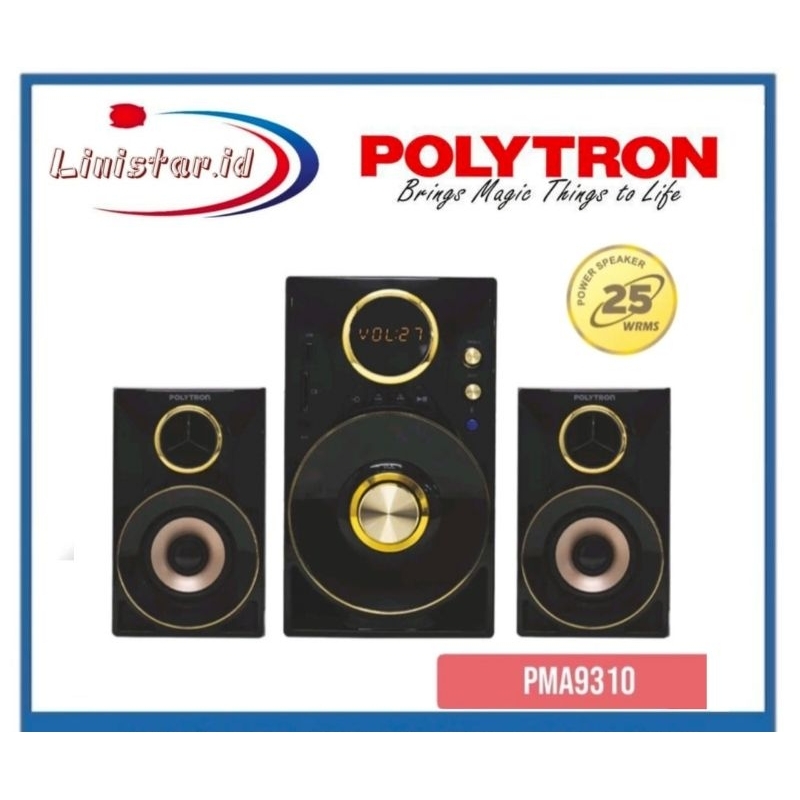 SPEAKER POLYTRON PMA 9310 SPEAKER MULTIMEDIA PMA9310 POLYTRON BAZOKA SPEAKER