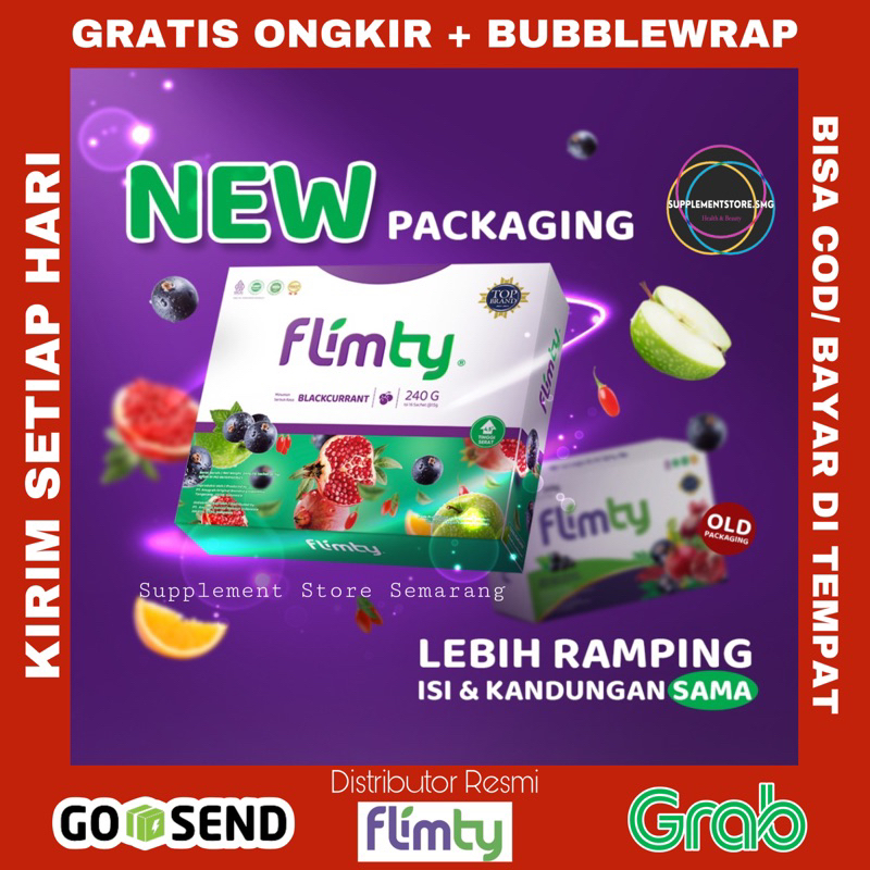 

BIG PROMO! FLIMTY FIBER 1 Box 16 Sachet Diet Detox Slimming Pelangsing BPOM ORIGINAL