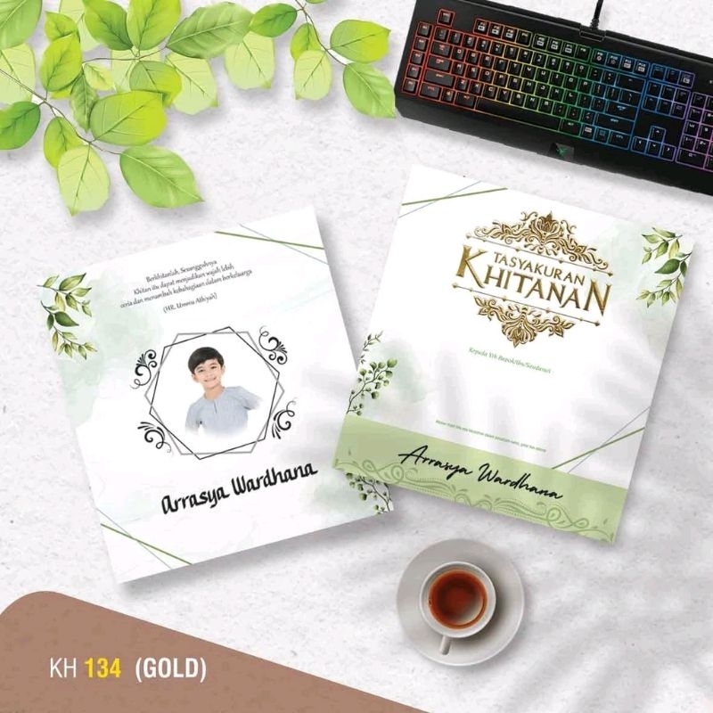 TERLARIS UNDANGAN KHITANAN BISA TAMBAH FOTO/UNDANGAN KHITAN