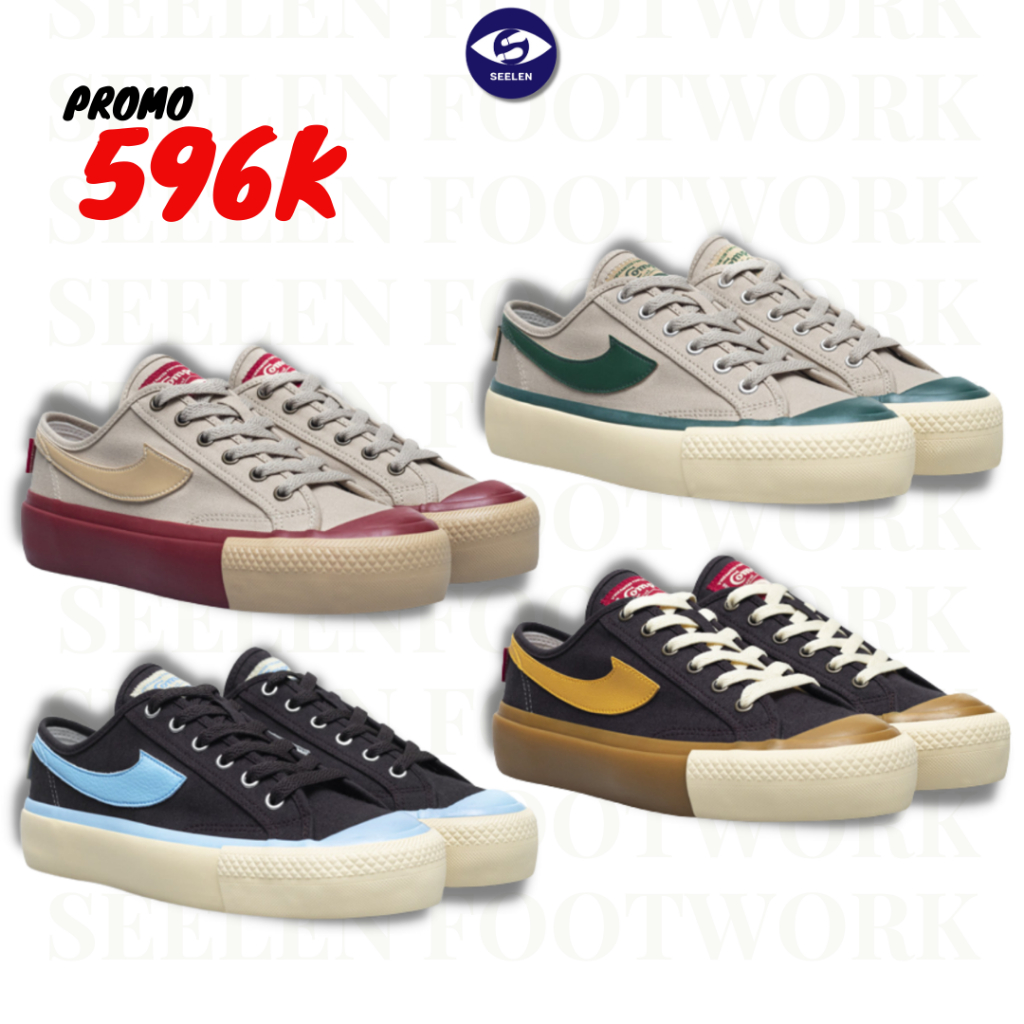 [ORIGINAL TERMURAH LIMITED EDITION] COMPASS GAZELLE Low Wafer Green, Wafer Maroon, Caramel, & Choco 
