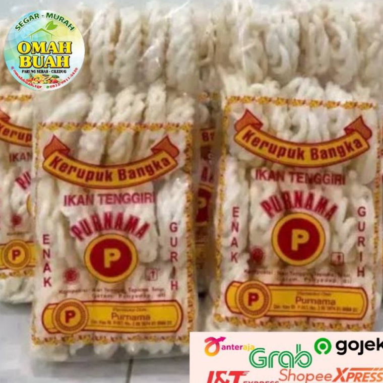 

KODE JOU194 Kerupuk Bangka Purnama Ikan Tenggiri 2 psc