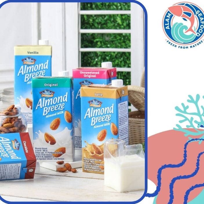

KODE OZG236 Blue Diamond Almond Breeze 946ml Susu Non Dairy Susu Almond
