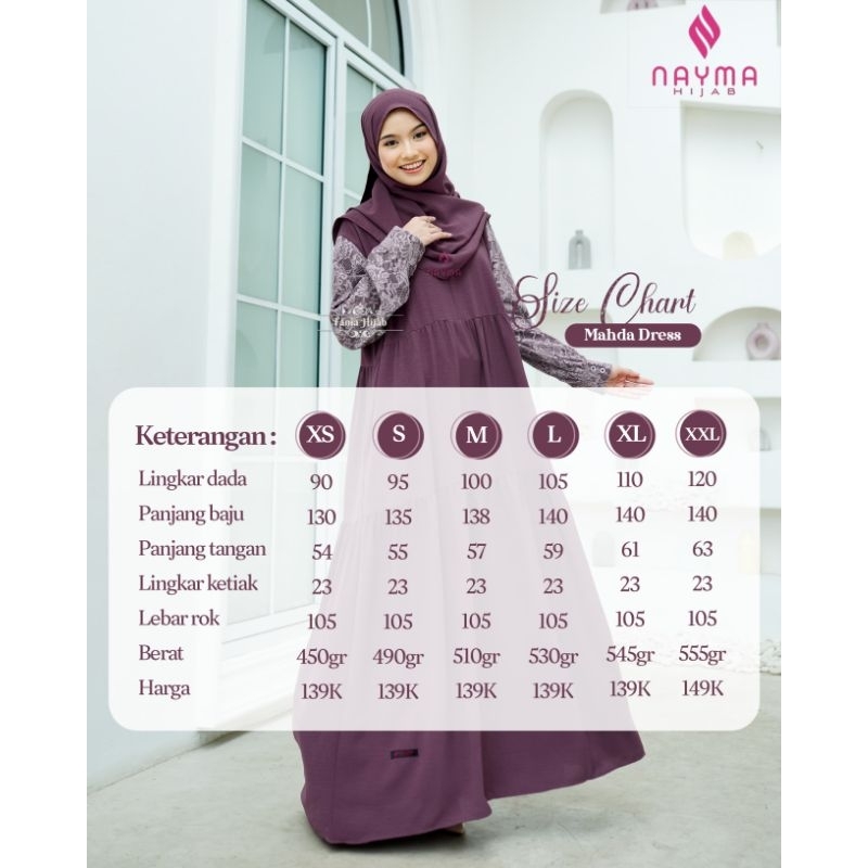 GAMIS RAYON CRINGKLE MAHDA BRAND NAYMA HIJAB