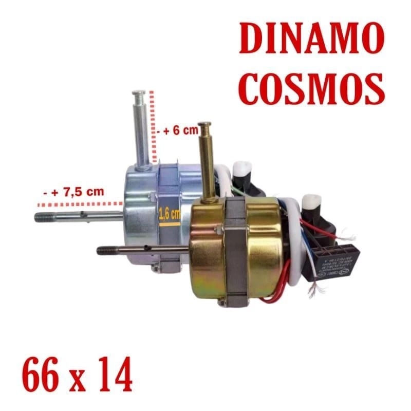 DINAMO KIPAS ANGIN COSOS  6614  12_14 INCHI UMUM  /  MOTOR KIPAS ANGIN KOSMOS