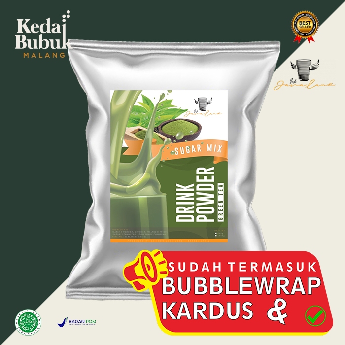 

(Mixed Sugar) Bubuk Green Tea 1 Kg Javaland