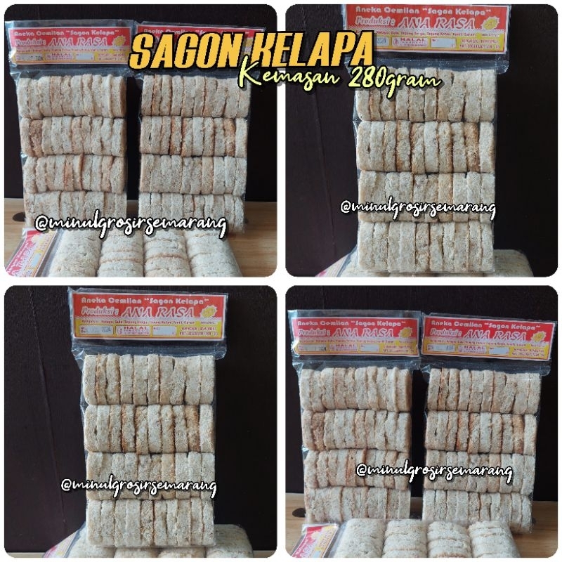 

SAGON KELAPA,KUE SAGON 280gram 1 BUNGKUS ISI 40 PCS