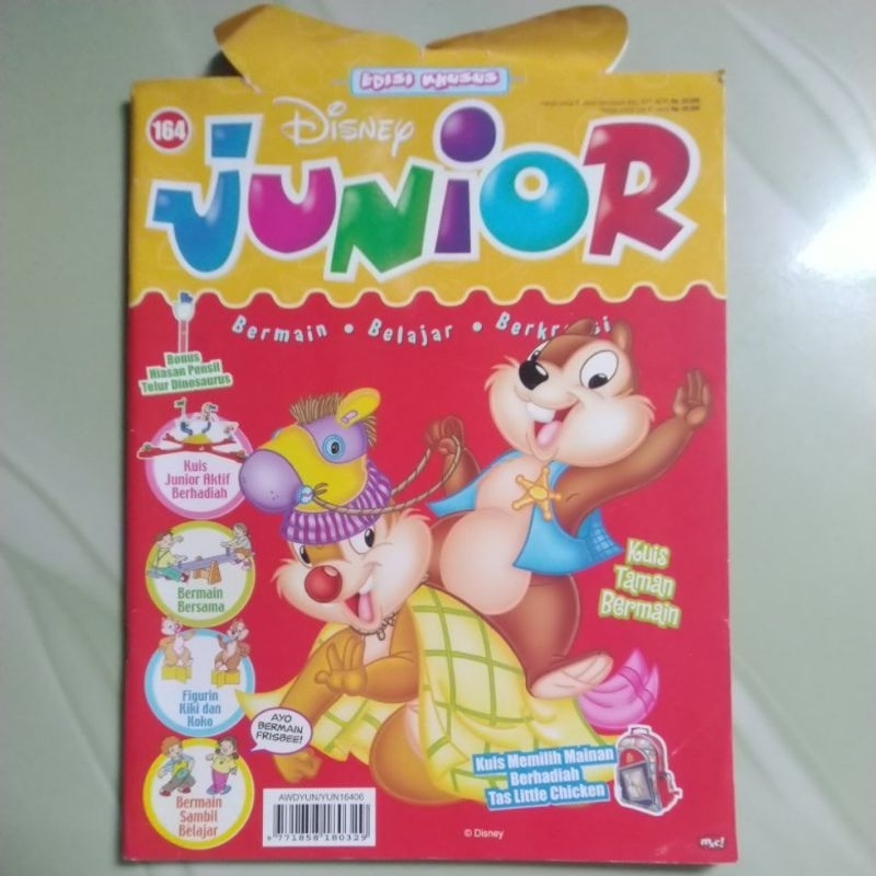 Buku Anak Original Disney Junior Edisi Khusus 164 Bermain Belajar Berkreasi