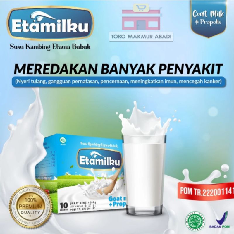 

Susu Kambing Etawa Plus Propolis ETAMILKU Asli Original