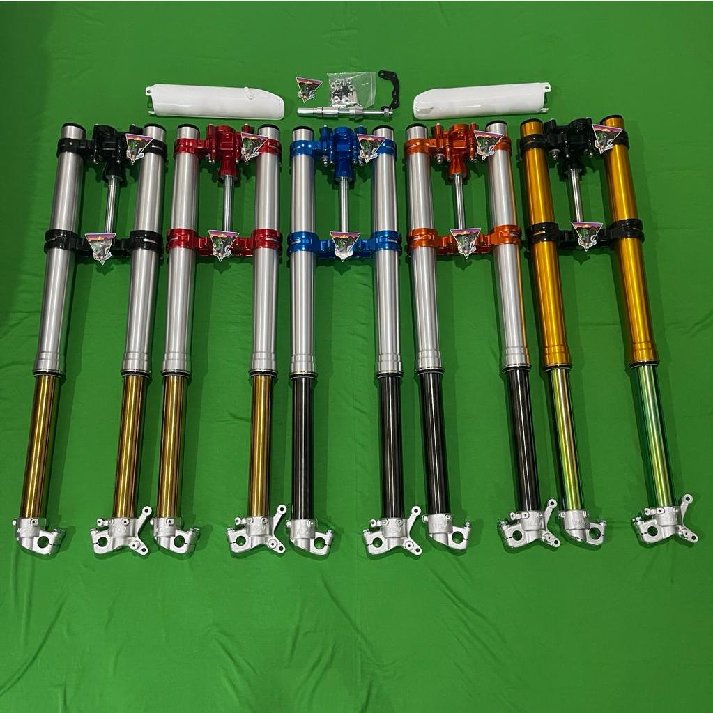 Shock USD Realjump Upside down MGV KLX 150 PNP kunci kontak Model HT