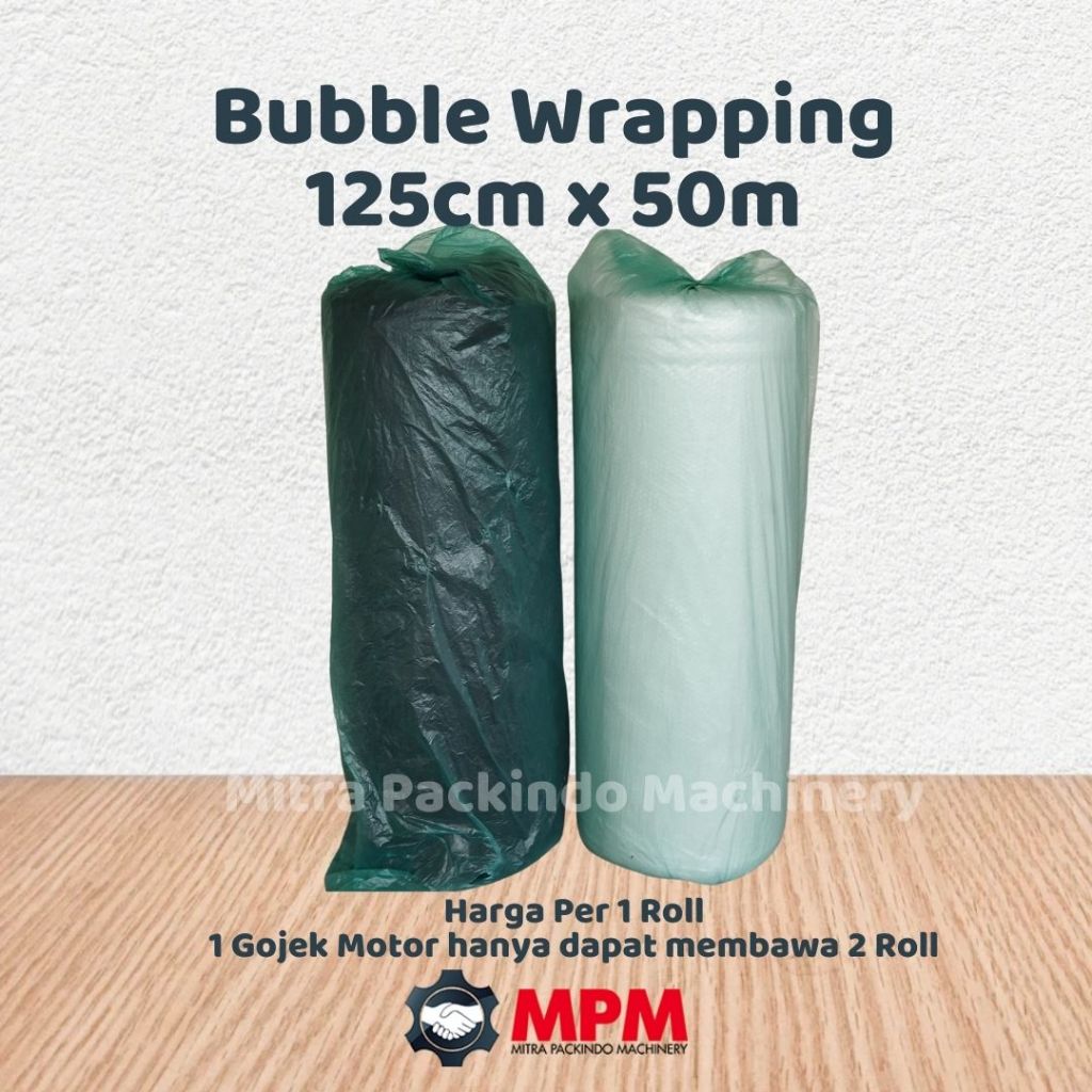 

Bubble Wrapping / Bubble Wrap / Buble Wraping 50m Plastik Gelembung Wrap Ekonomis 125 cm x 50 meter