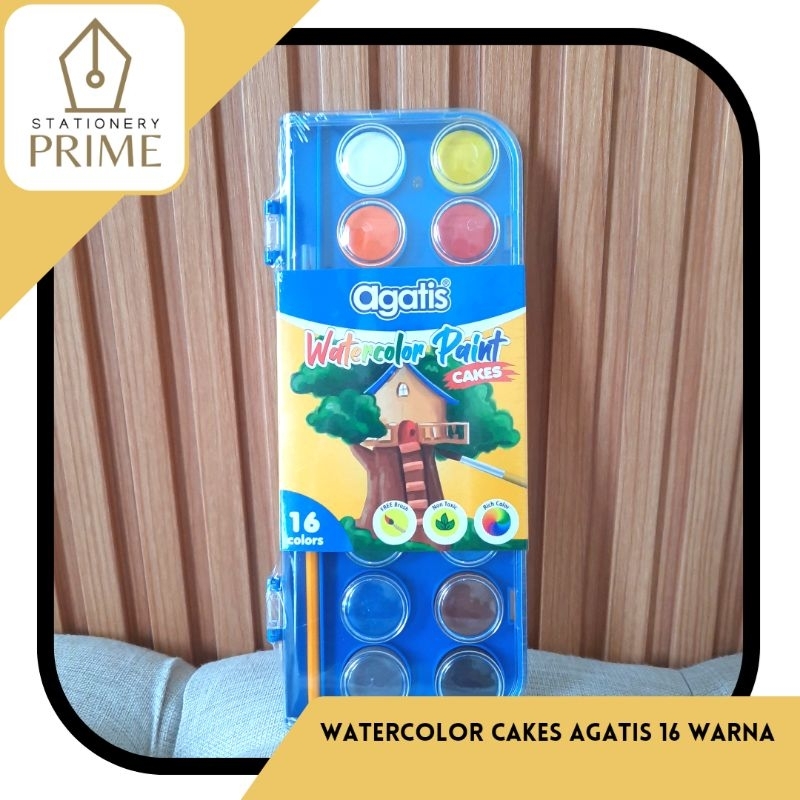

CatAirSet/WatercolorPaintCakesAgatis16Warna SF6