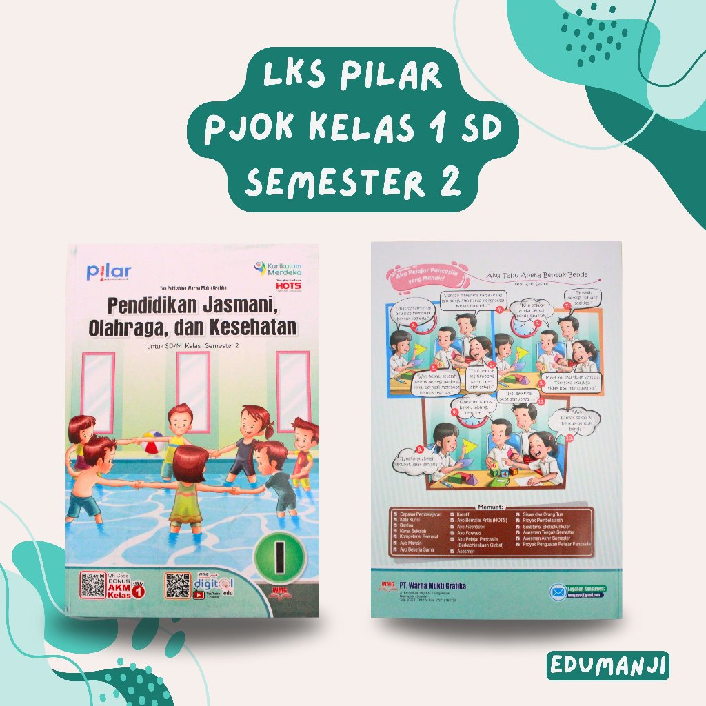 LKS PILAR PJOK KELAS 1 SD SEMESTER 2