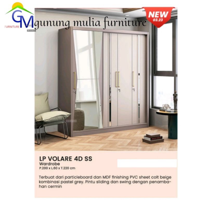 Lemari Pakaian SS Volare Siantano