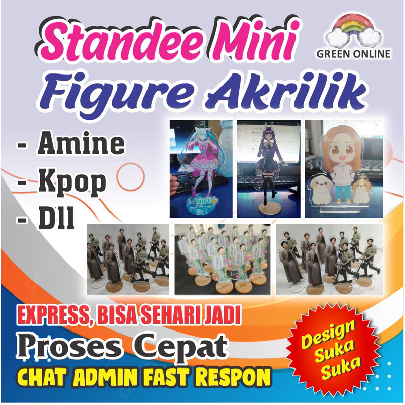 CUSTOM ACTION FIGURE | STANDEE MINI | STANDEE ACRILYC | STANDEE AKRILIK | PHOTO AKRILIK