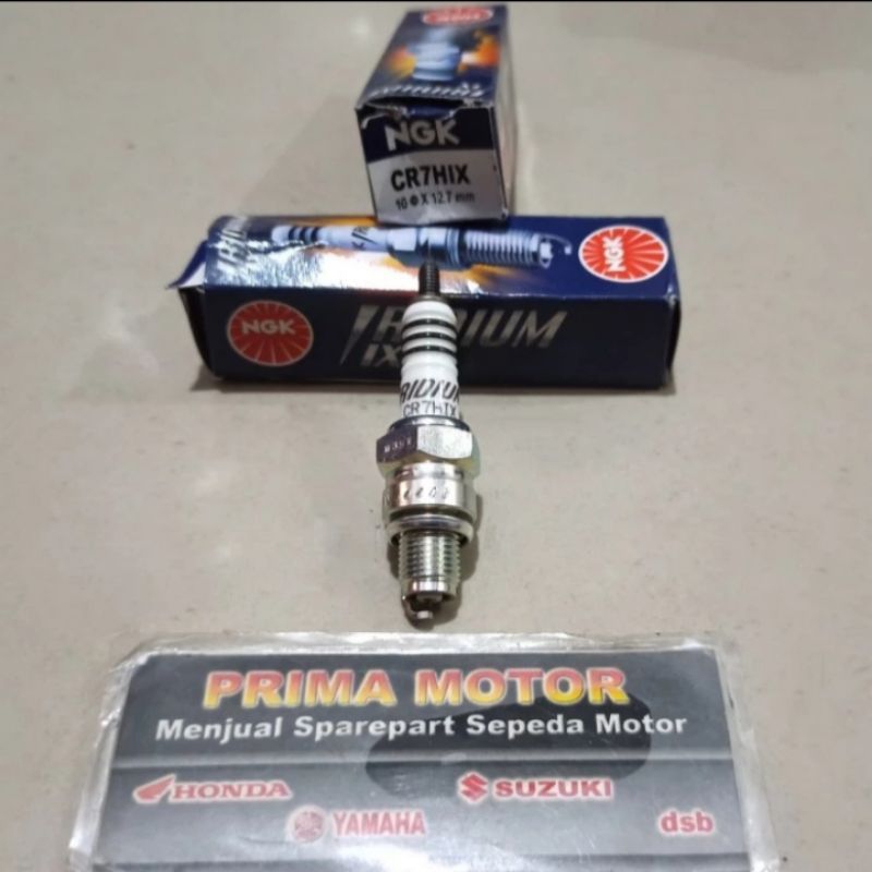 BUSI NGK IRIDIUM CR7HIX NGK IRIDIUM SUPRA GRAND VEGA JUPITER MIO ORI