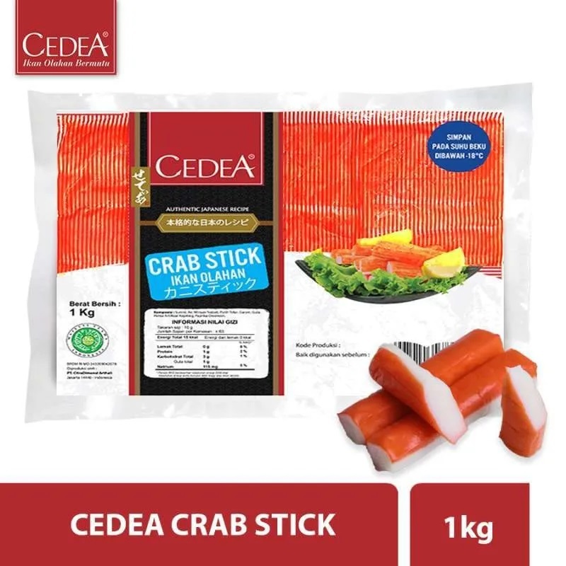 

CEDEA Crab Stik 1Kg - Makanan Beku Olahan