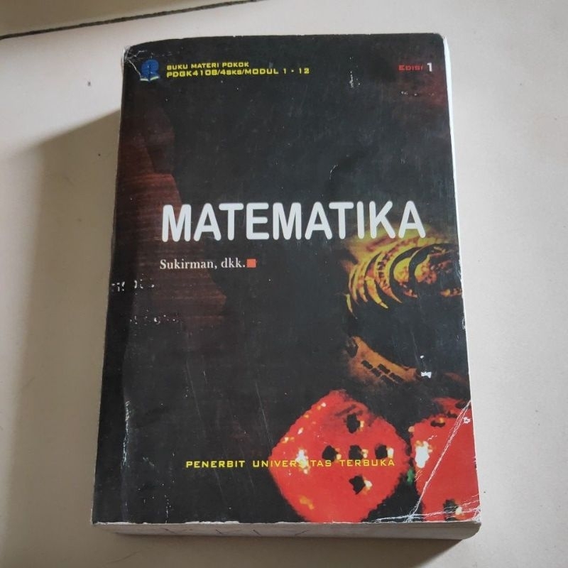

Buku murah Matematika Sukirman universitas terbuka